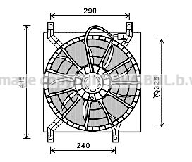 AVA QUALITY COOLING Ventilaator,mootorijahutus FT7580